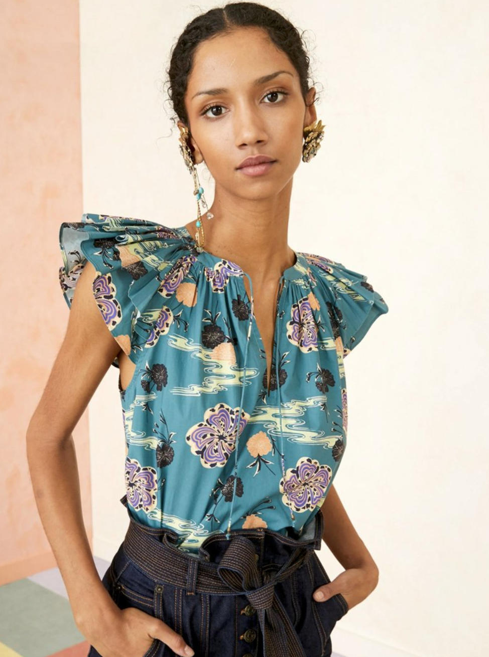 Ulla Johnson Elia Top in River size 4