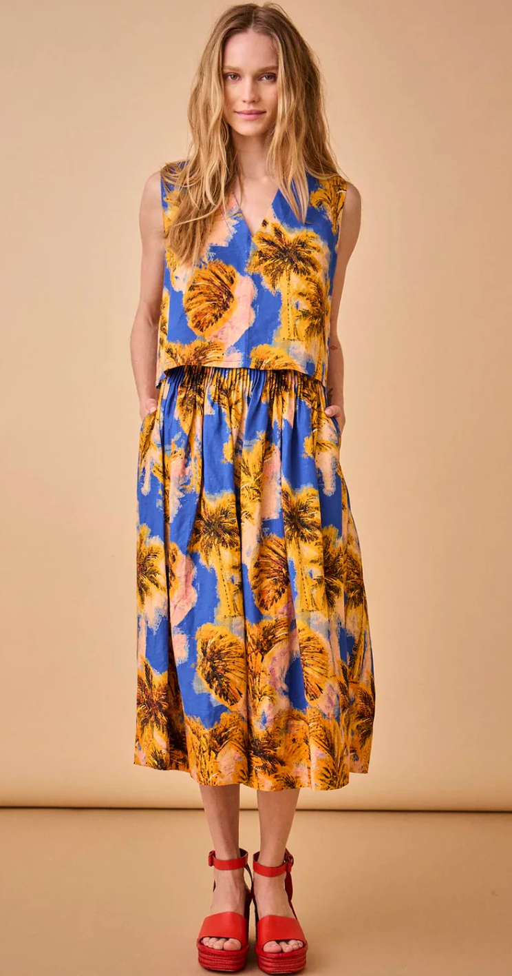 Hunter Bell Elise Top and Fallon Skirt Set size 2/XS