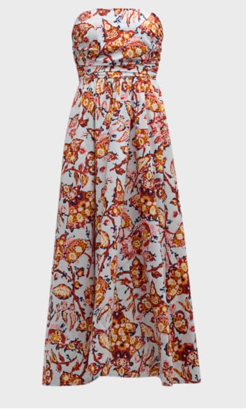 ALC Tate Strapless A-Line Maxi Dress size 0