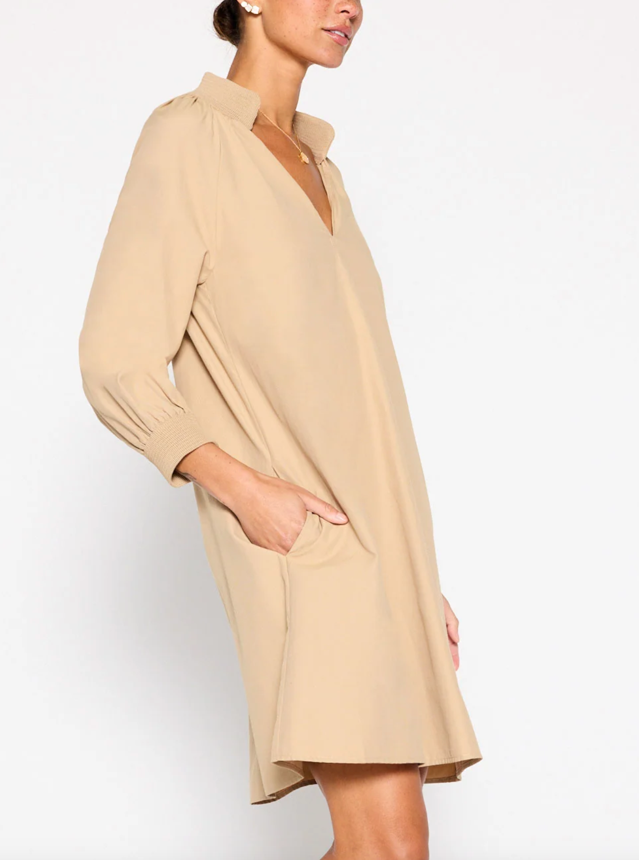 Brochu Walker Amaia Mini Dress in Sahara size XS