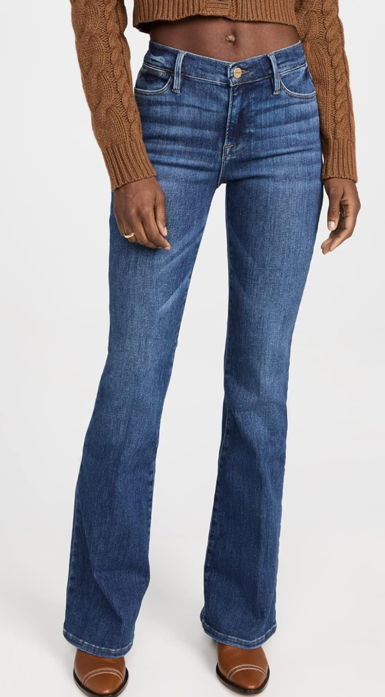 Frame Le Pixie High Flare Jeans size 25