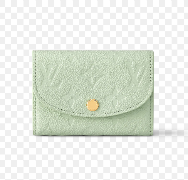 Louis Vuitton Rosalie Coin Purse Empreinte Leather Matcha Green