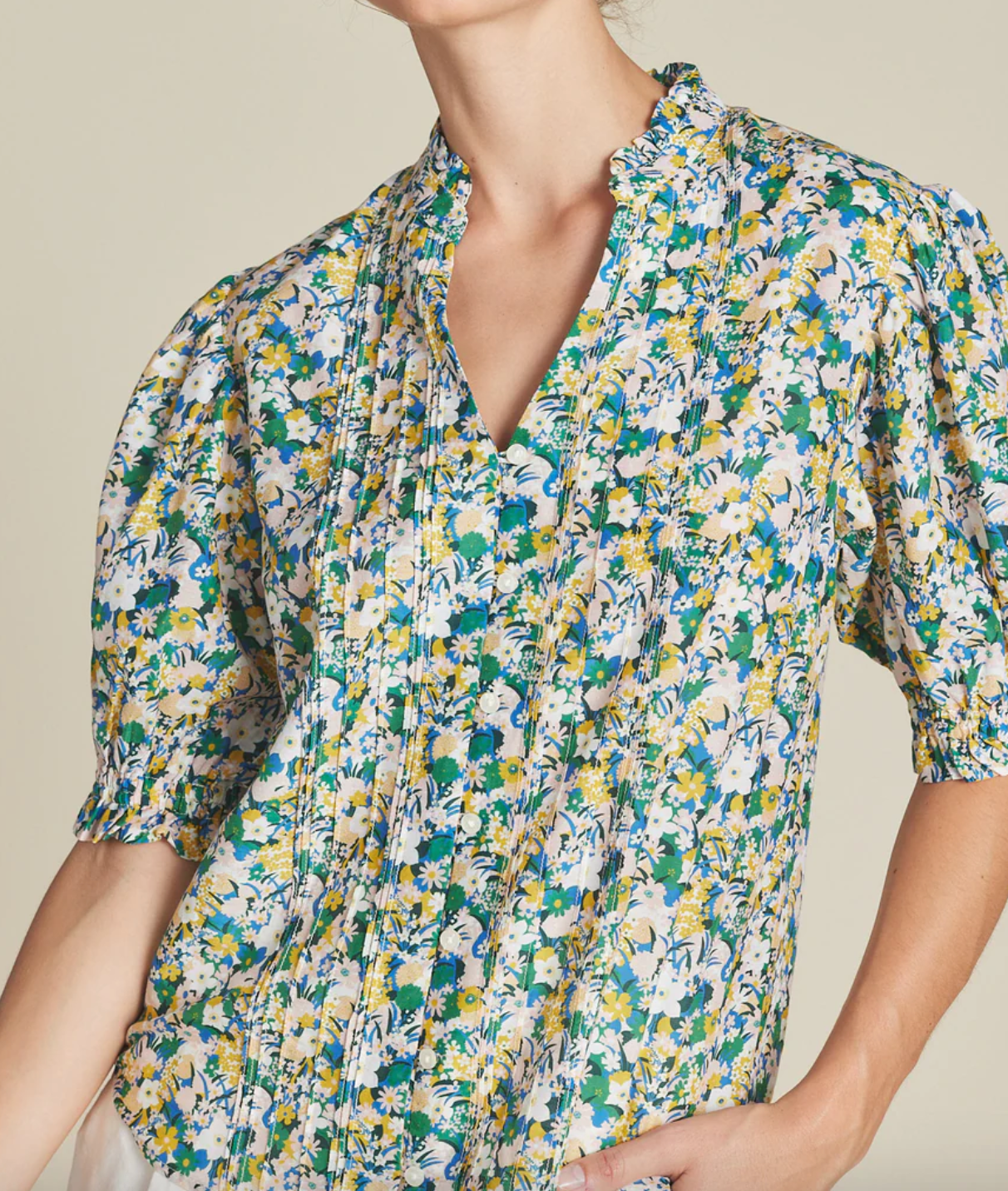 Trovata Birds of Paradis Eliza Blouse size S