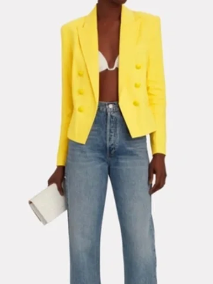 L'Agence Brooke Cropped Blazer size 0