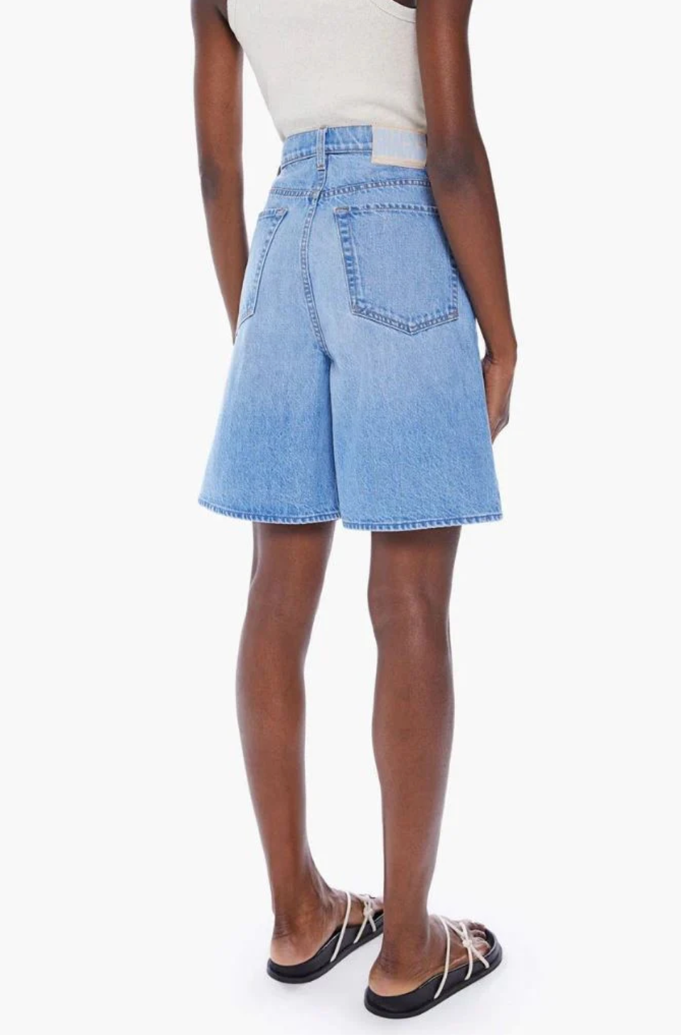 Mother SNACKS! High Waisted Push-Pop Jean Shorts size 28