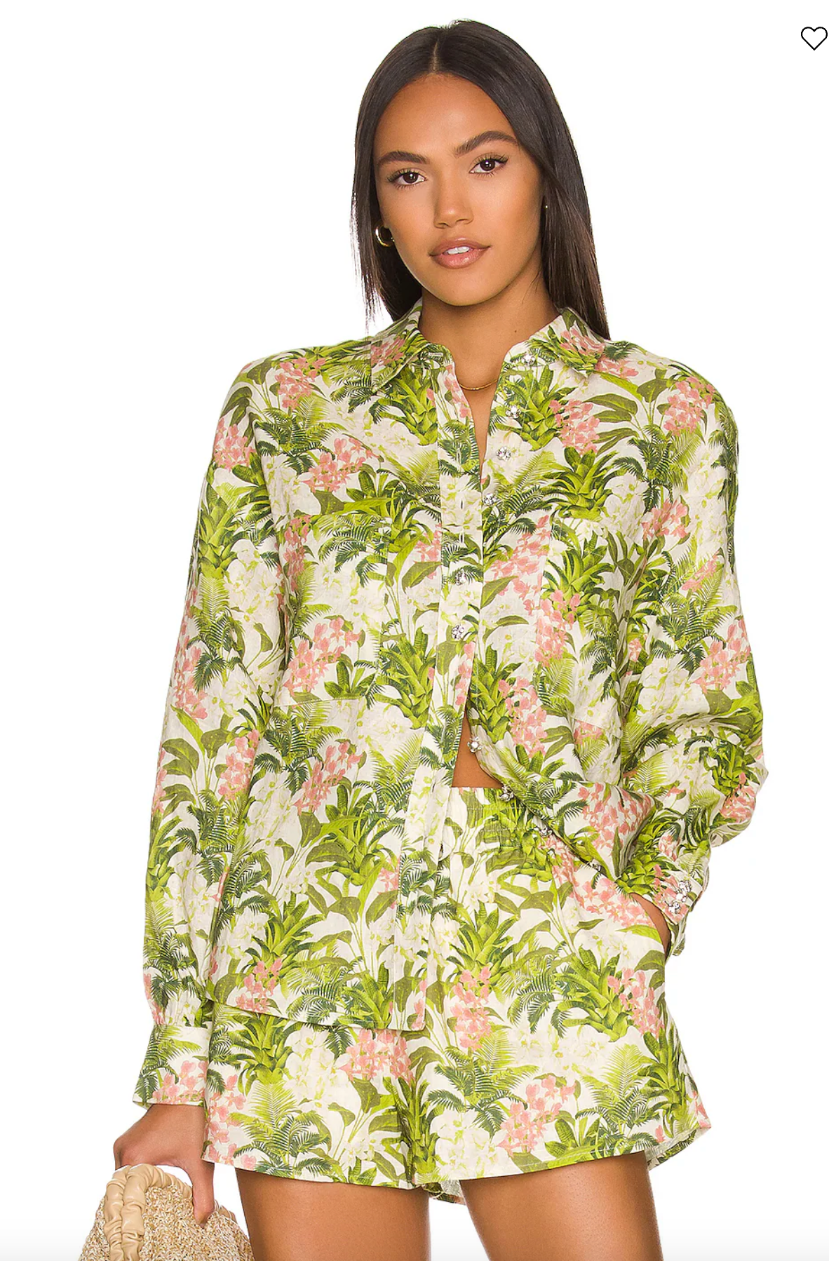 Cami NYC Belkis Top and Jillian Linen Short size XS