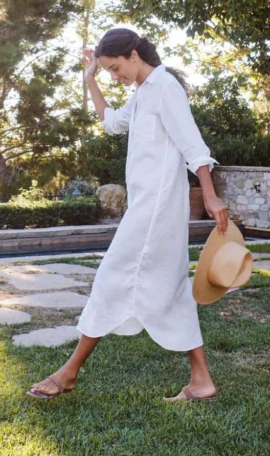 Frank and Eileen Rory Shirt Dress Linen size XXS