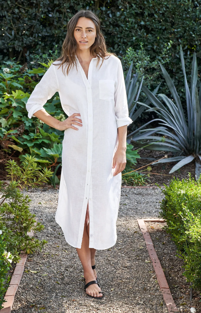 Frank and Eileen Rory Shirt Dress Linen size XXS