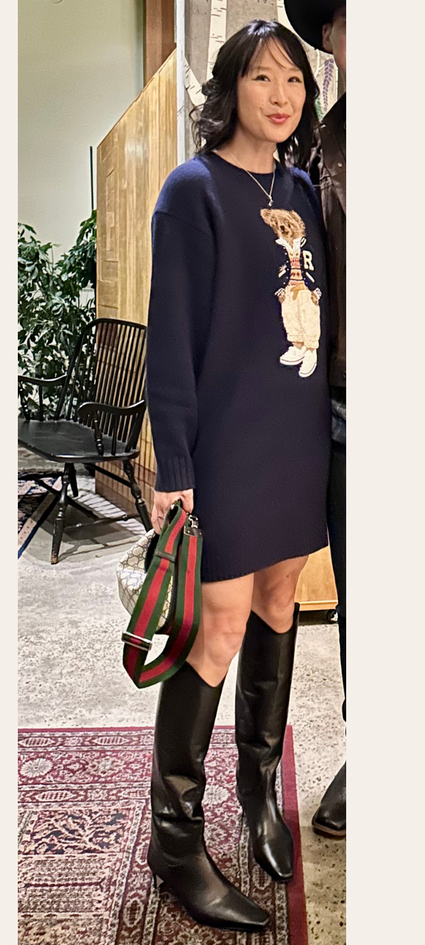 Polo Bear Sweater Dress size S