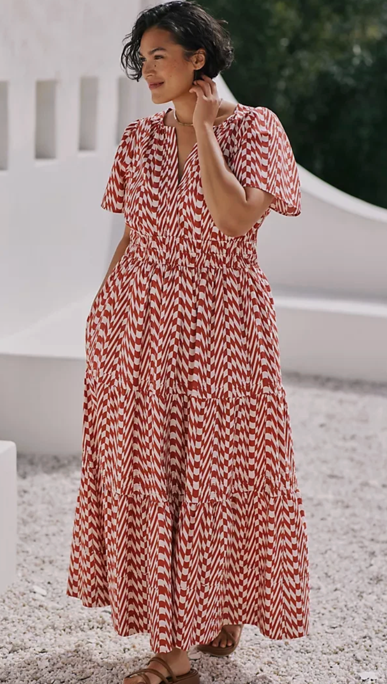Anthropologie Somerset Maxi Dress size XL