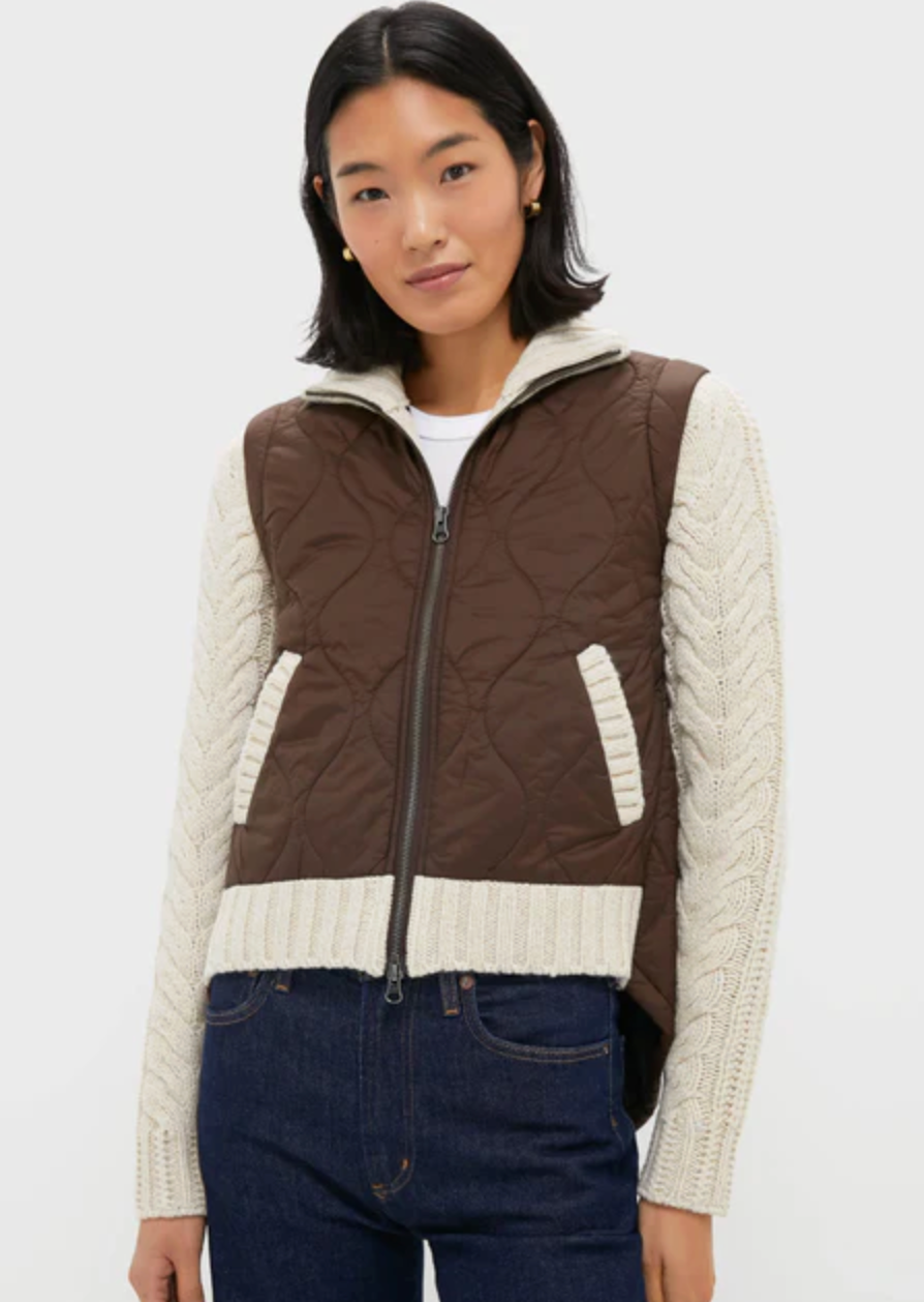 Veronica Beard Patra Mixed Media Jacket size XS