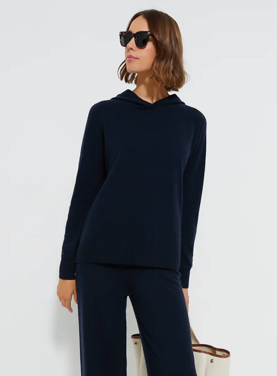 Tuckernuck Navy Cashmere Jane Hoodie size S