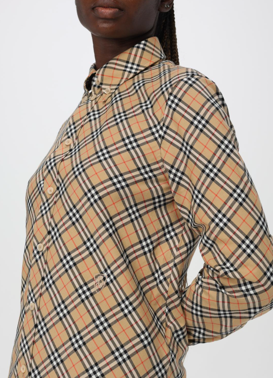 Burberry Checkered Cotton Shirt size 4