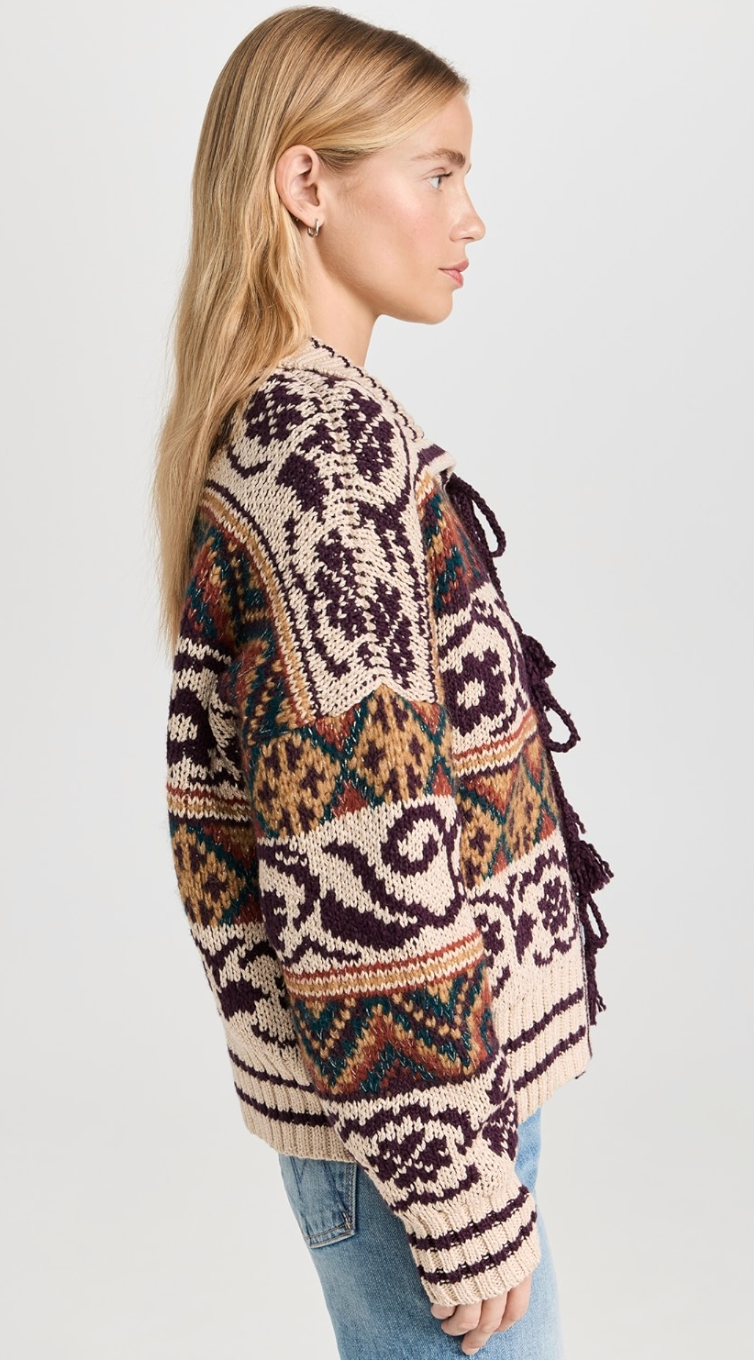 Mother The Family Ties Cardigan Sweater size L