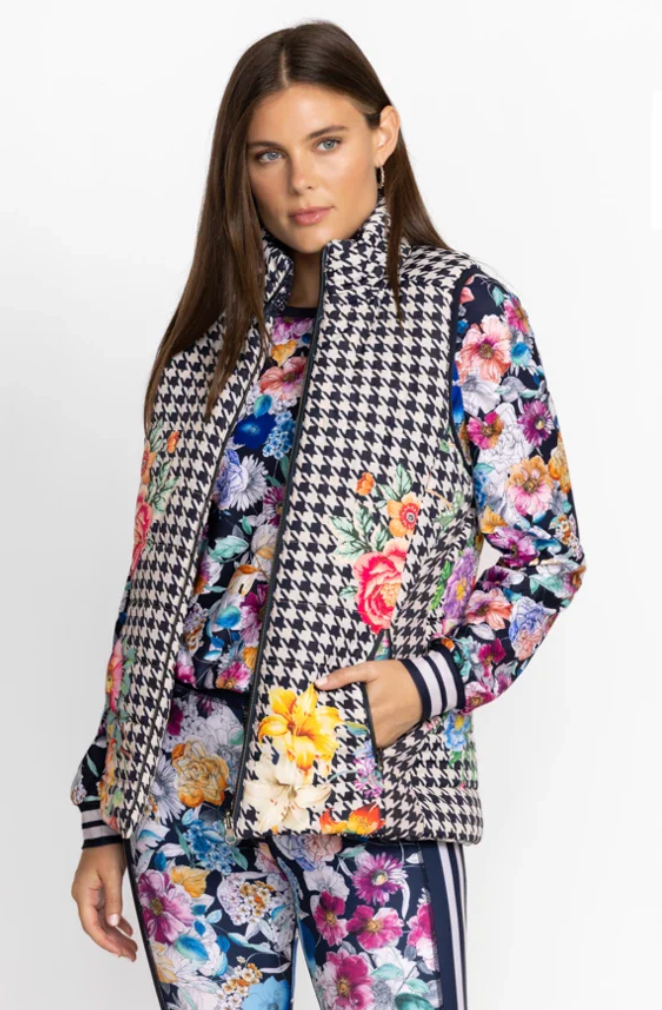 Johnny Was Sasha Puffer Vest Reversible size XS