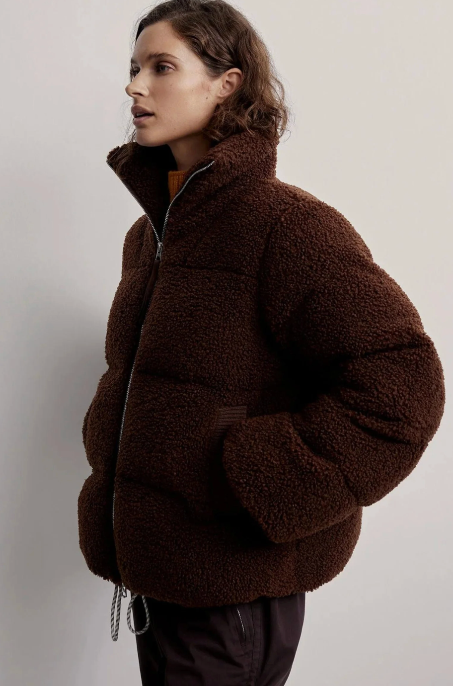 Varley Wilkins Sherpa Puffer Jacket size XS