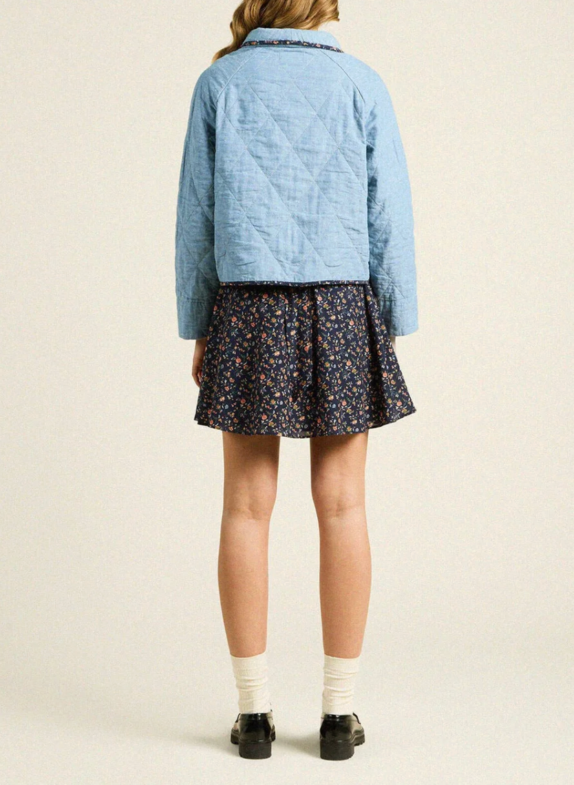 Trovata Birds of Paradis August Jacket - Vintage Indigo size XS