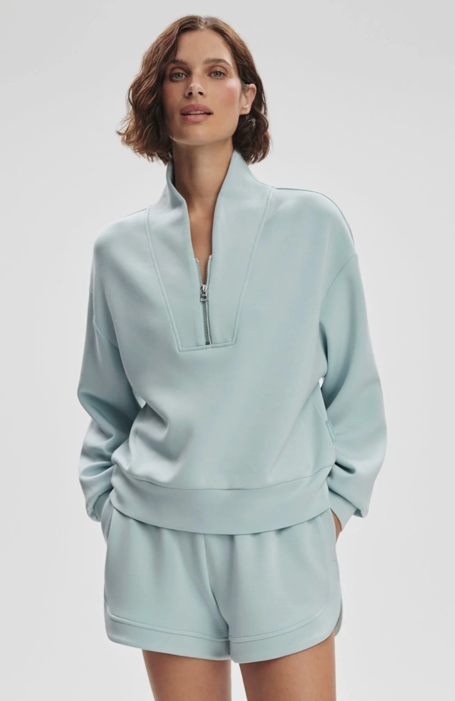 Varley Davidson Ether Blue Sweatshirt size S