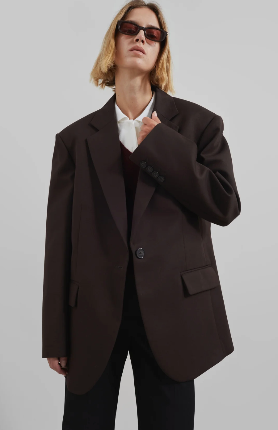 The Frankie Shop Bea Oversized Blazer size M