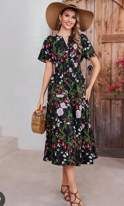 Anthropologie Somerset Midi Dress size XS