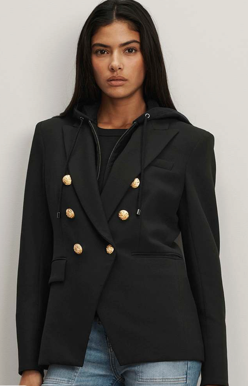 Veronica Beard Cotton Dickey Hooded size 00-14