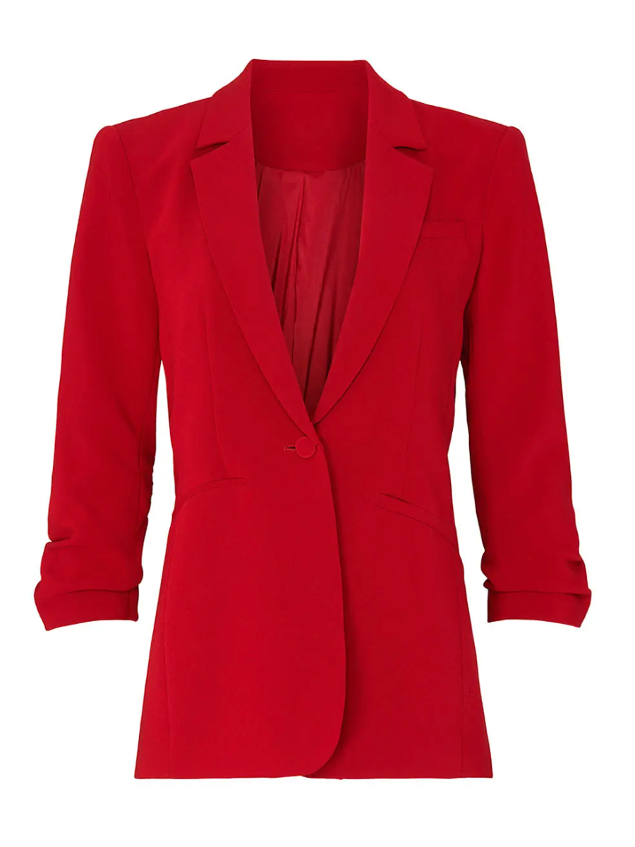 Cinq a Sept Khloe Ruched Sleeve Blazer size 10