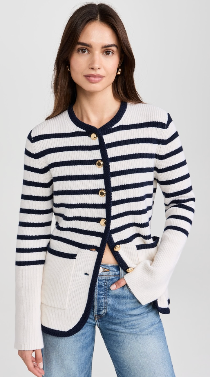 Rag and Bone Nancy Long Stripe Cardigan size XXS