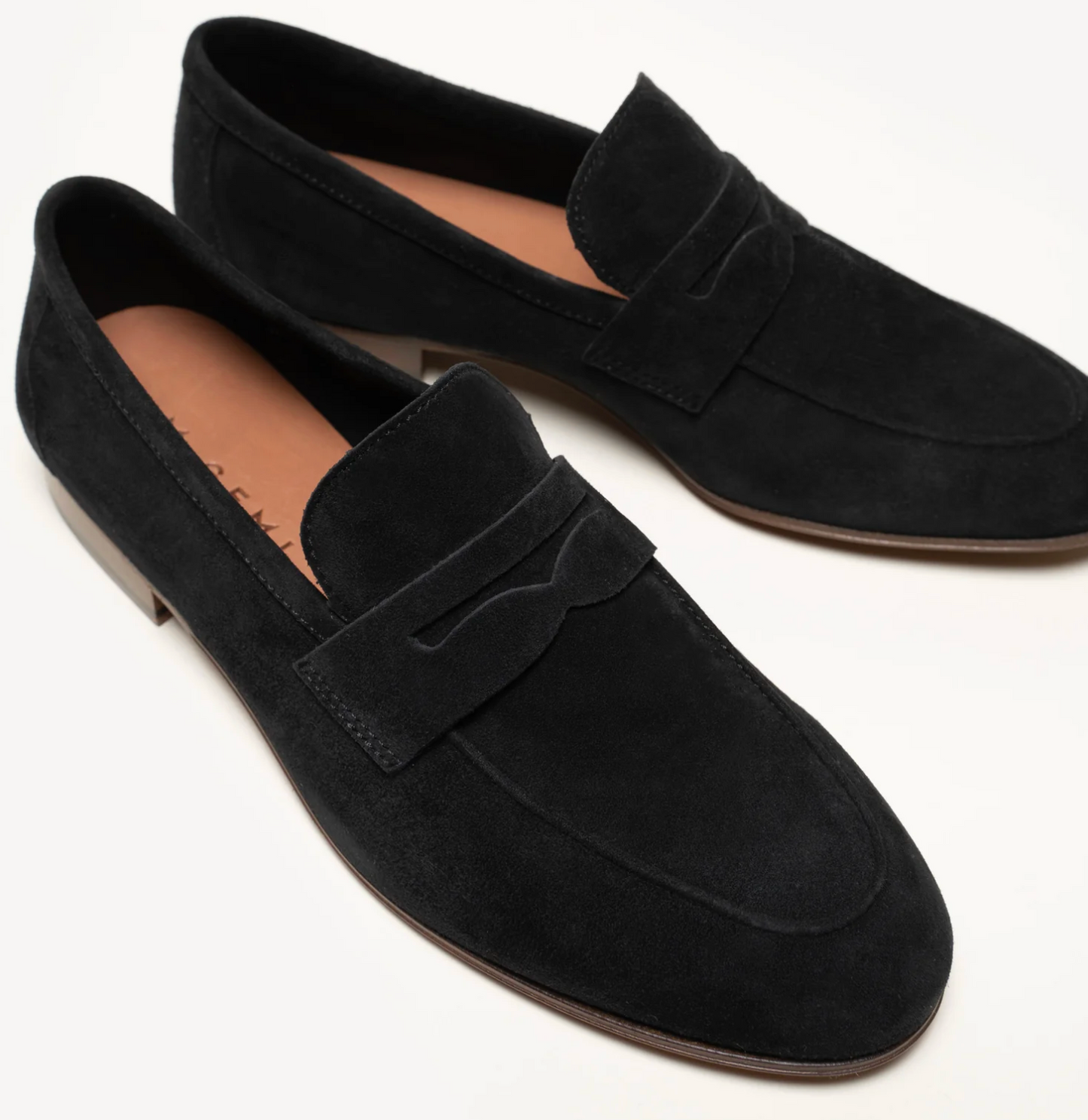 M. Gemi The Sacca Donna Black Suede Loafers size 40