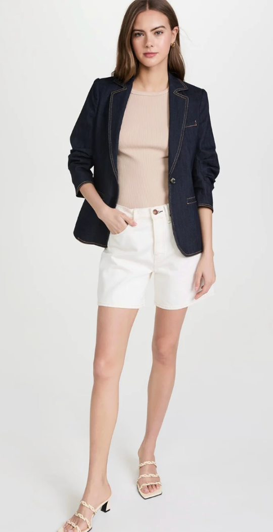 Cinq a Sept Denim Khloe Blazer size 6