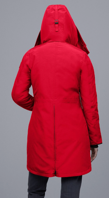Canada Goose Red Rossclair Parka with Fur size S