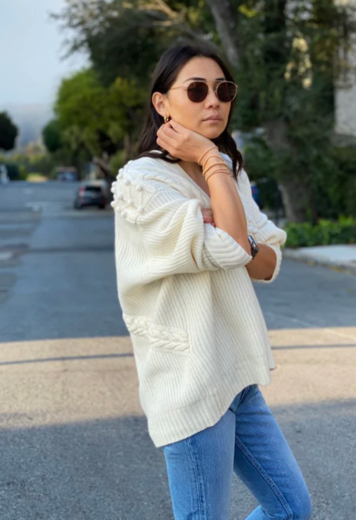 Loulou Studio Asinara Wool & Cashmere Cardigan size OS