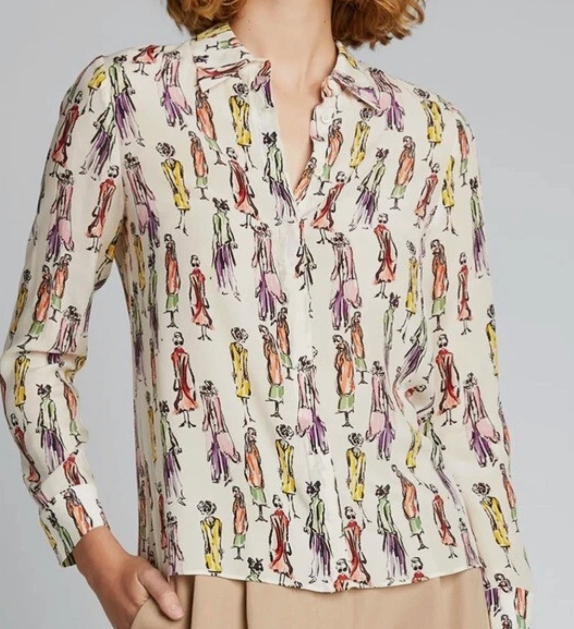 Alice and Olivia Willa Wanderlust Melrose Place People Print size XL