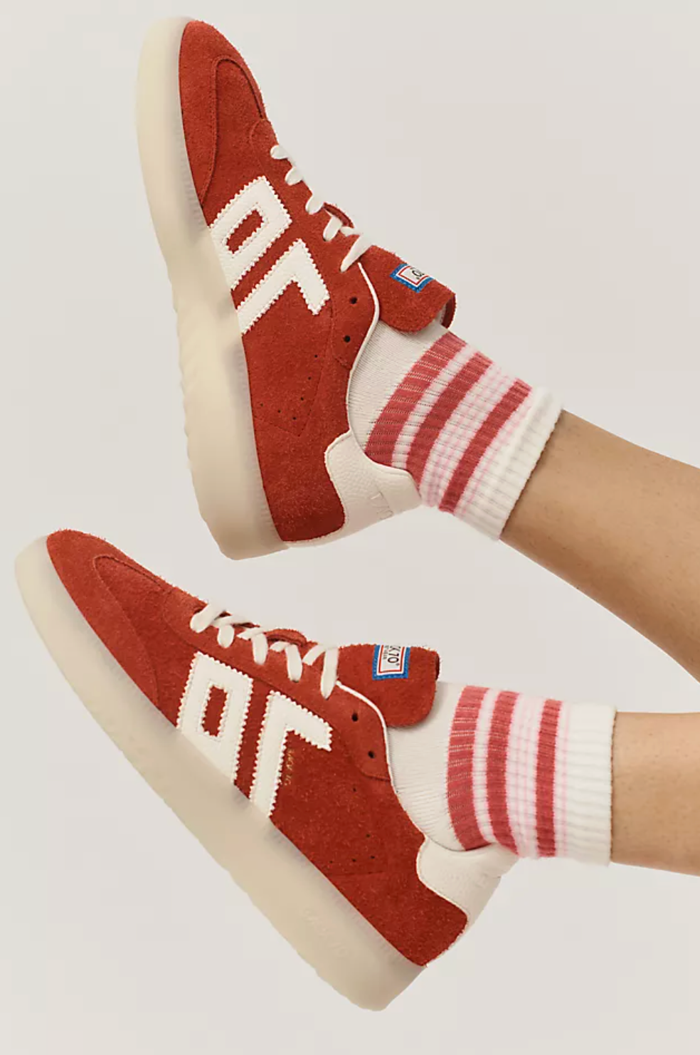 Back70 Boston 2505 Red Suede Sneakers Sneakers size 39
