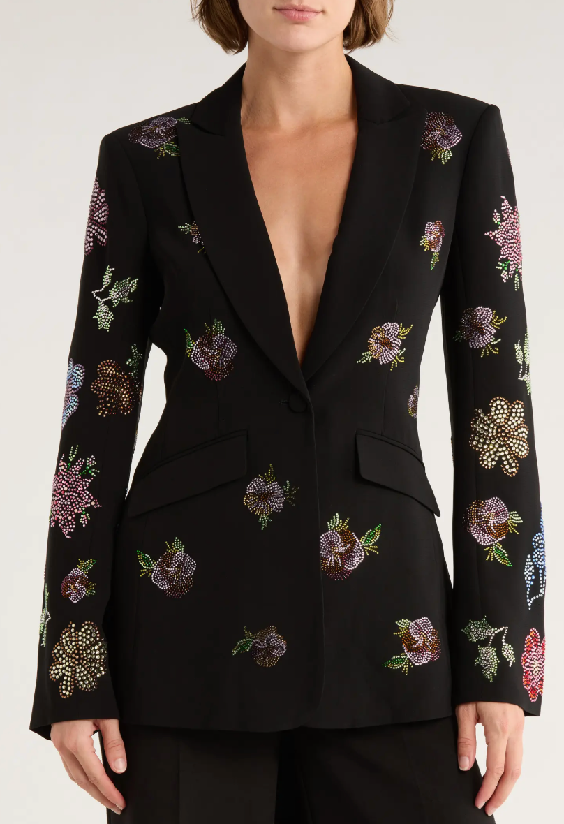 Cinq a Sept Cheyenne Pansy Garden Blazer size 2