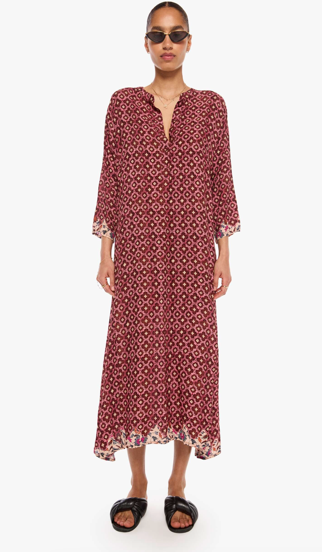 Natalie Martin Isobel Dress Rose Bandana size XS
