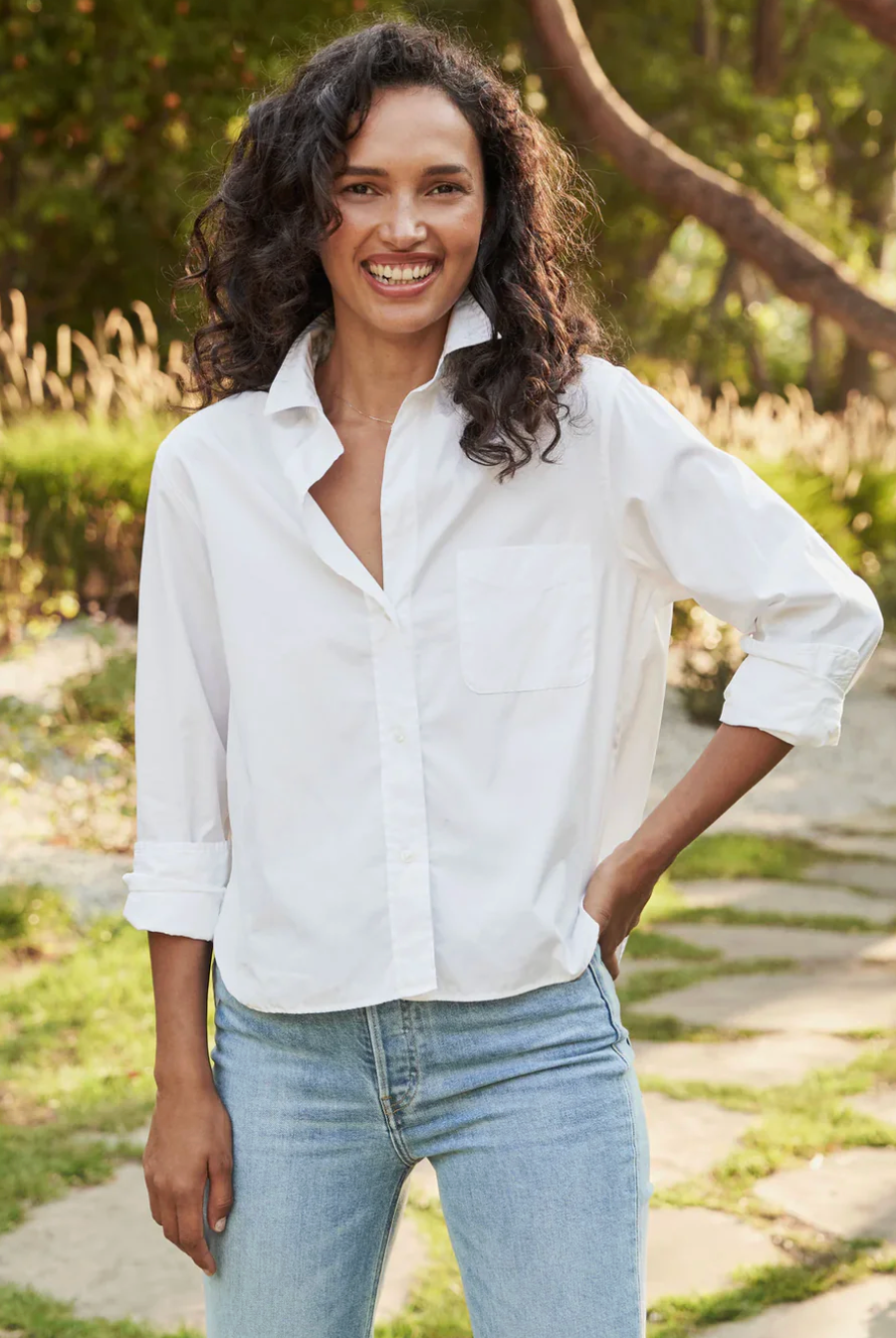 Frank and Eileen Silvio Untuckable Button-Up Shirt size XS