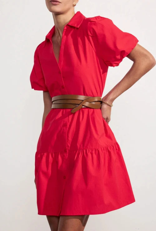 Brochu Walker Mini Havana Dress Carmine Red size M