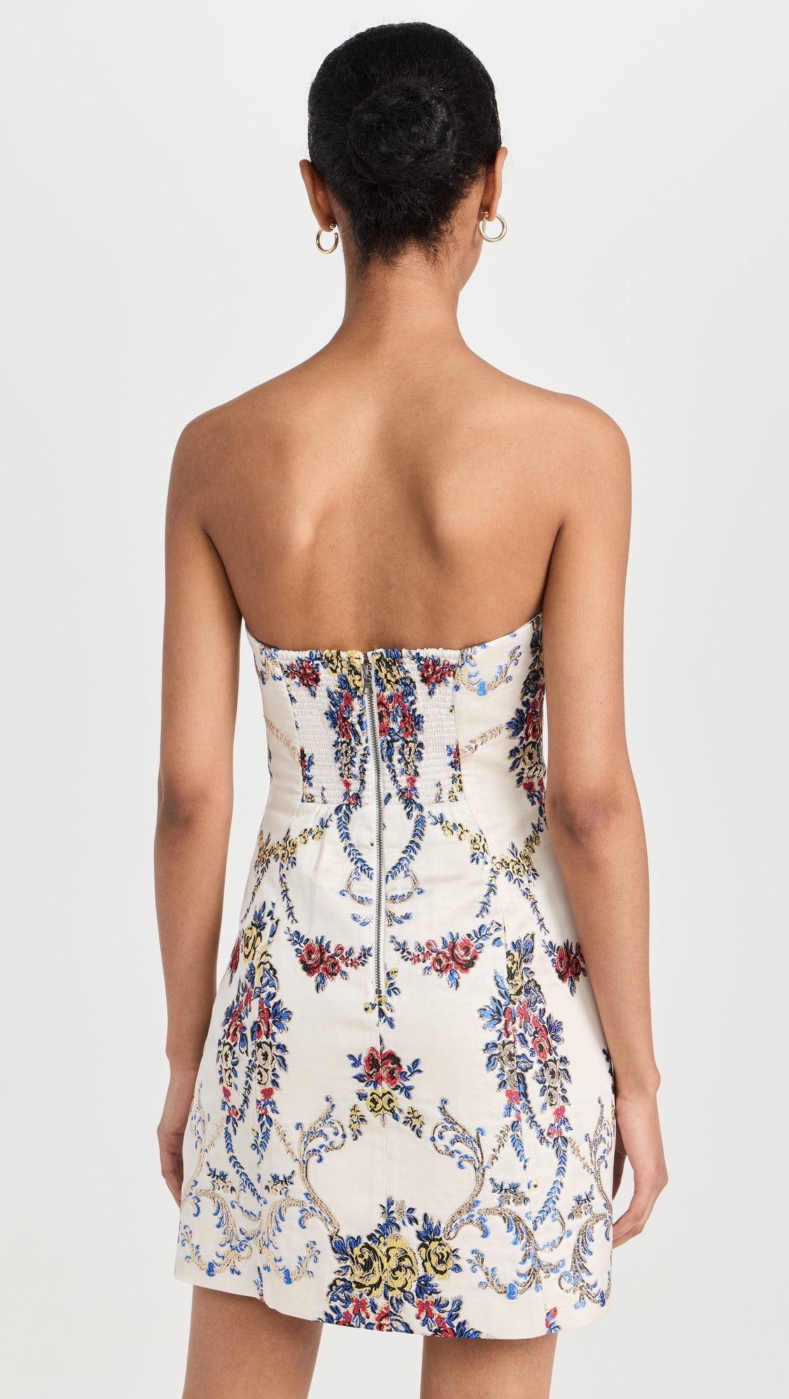 Alice and Olivia Velia Strapless Lantern Mini Dress size 6
