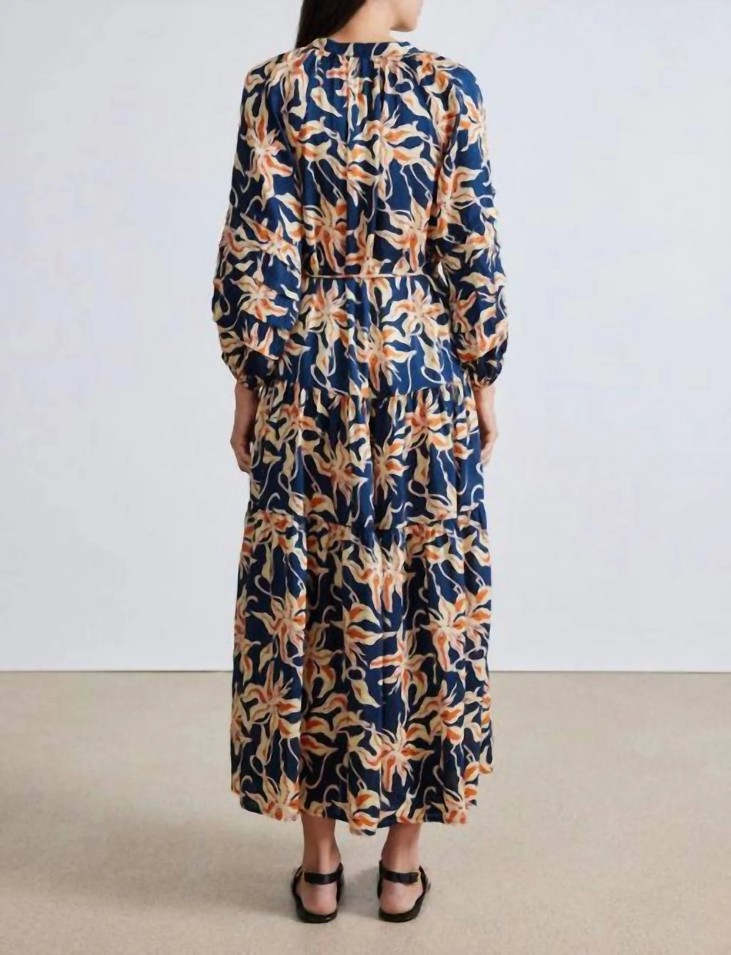 Apiece Apart Luminile Tier Maxi Dress size M