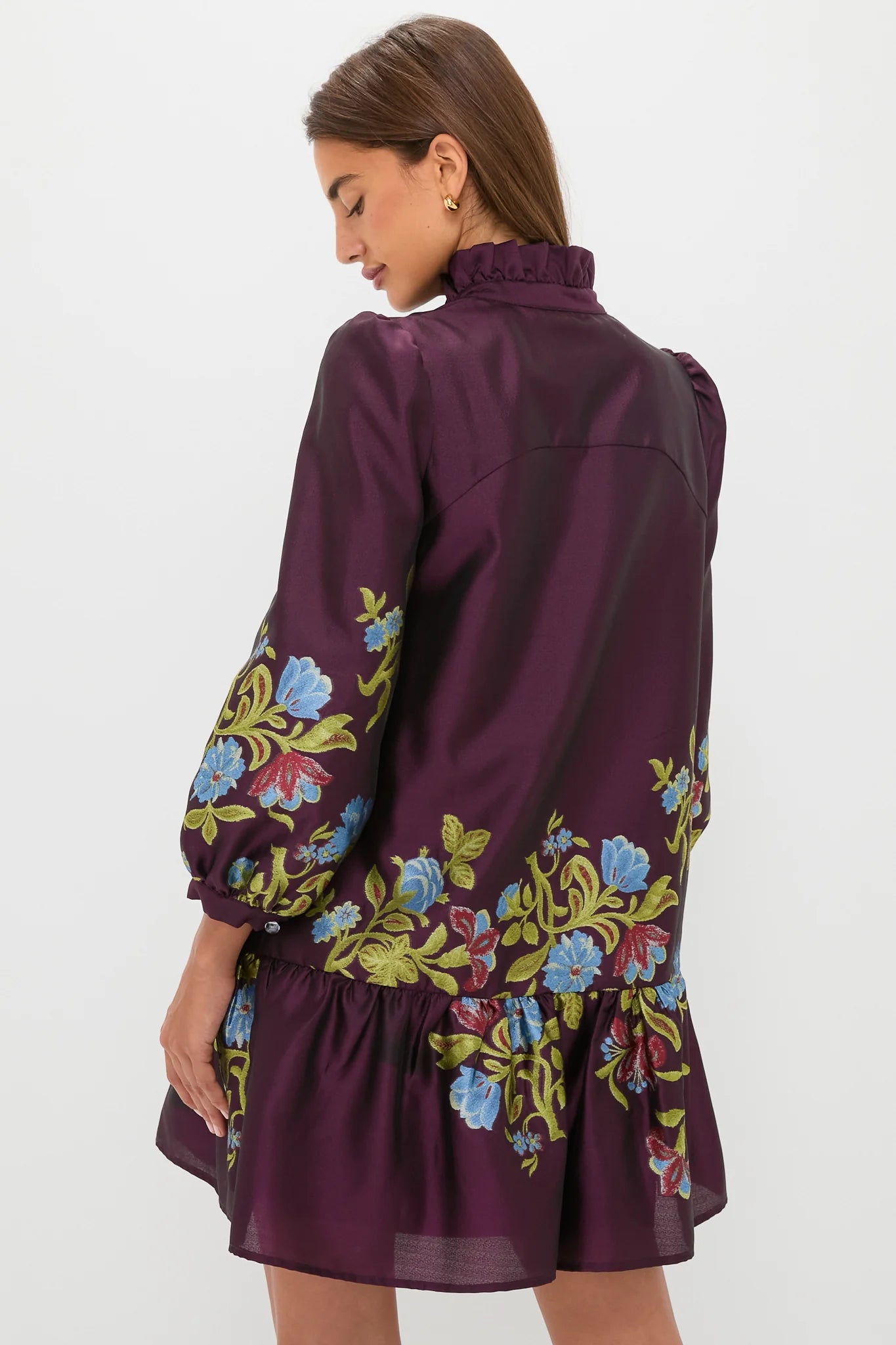 Tuckernuck Winetasting Dianthus Jacquard Palmerston Dress size L