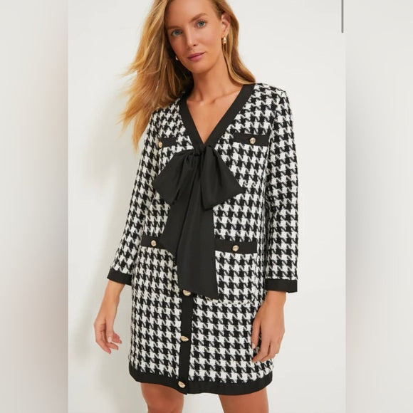 Pomander Place Coco Tweed Bow Dress size S