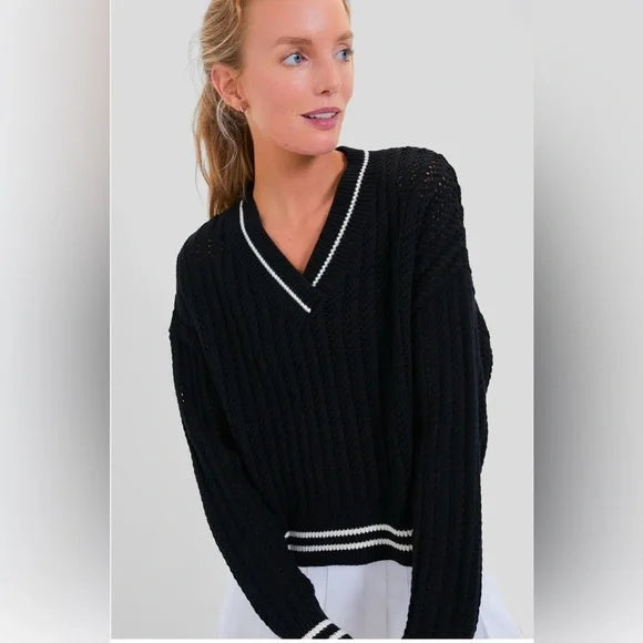 Tuckernuck Cropped Irene Sweater size S