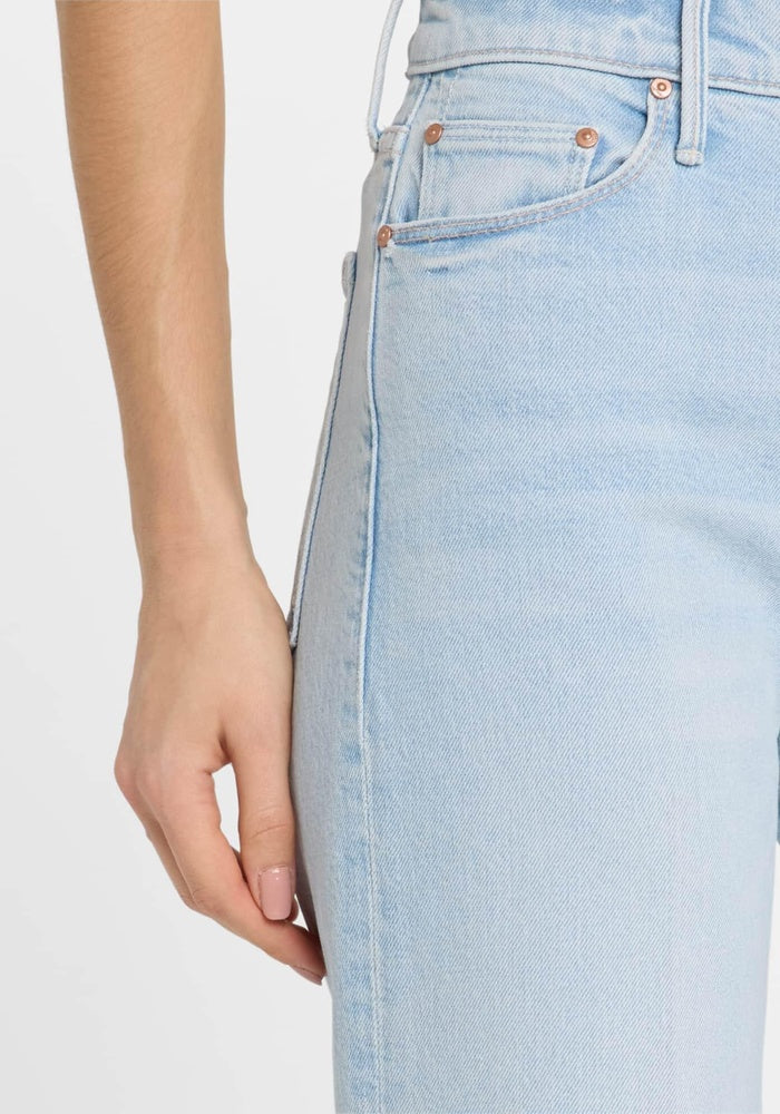 Mother The Twister Ankle Fray Jeans in Cowabunga size 27