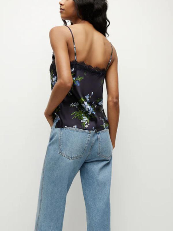 Veronica Beard Ciarlo Stretch-Silk Cami size 4