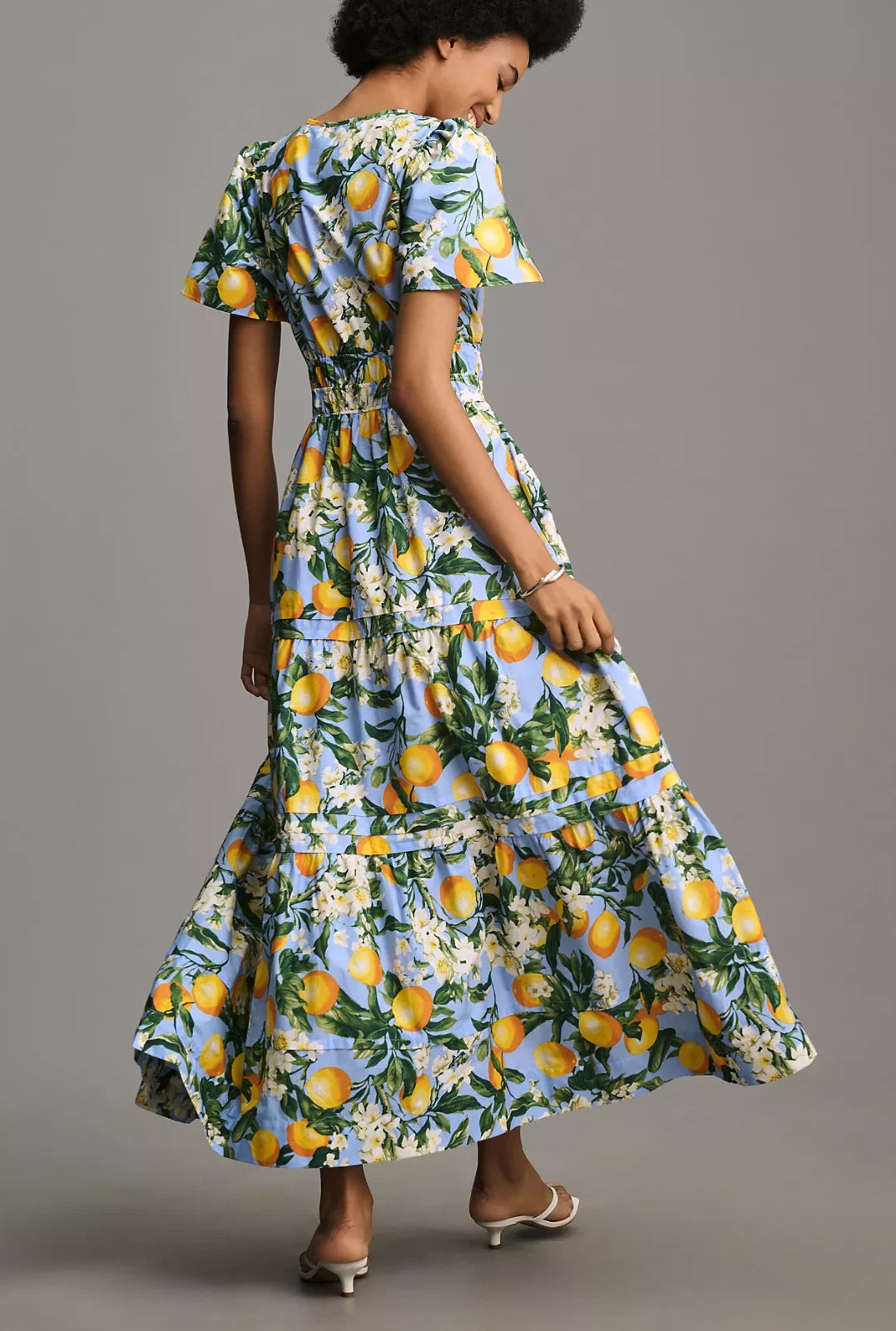 Anthropologie Somerset Maxi Dress Iris Blue size M