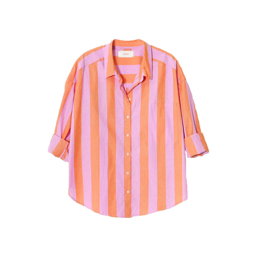 Xirena Teddy Shirt Pomelo Stripe size L