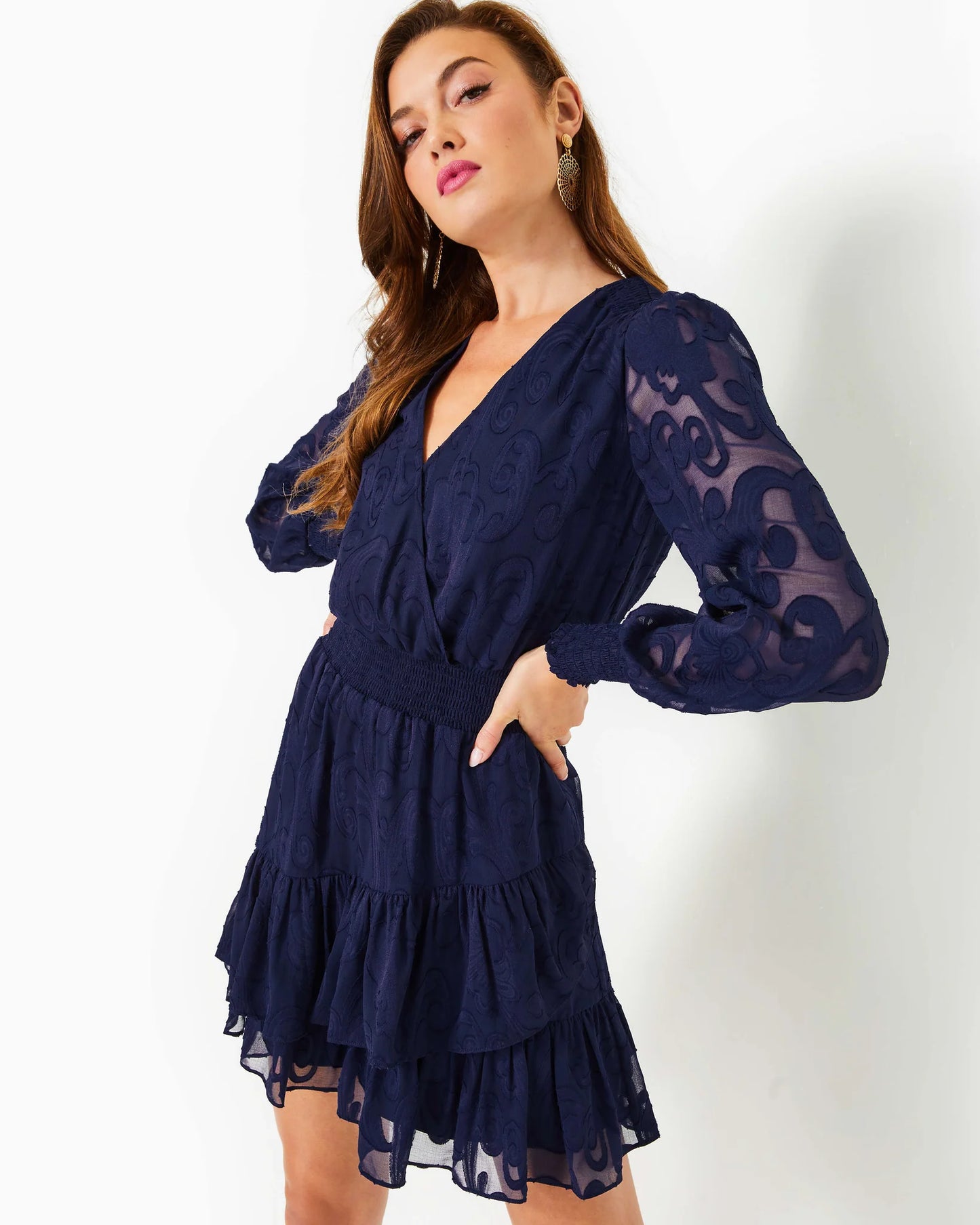 Lilly Pulitzer Cristiana Long Sleeve Dress size 4