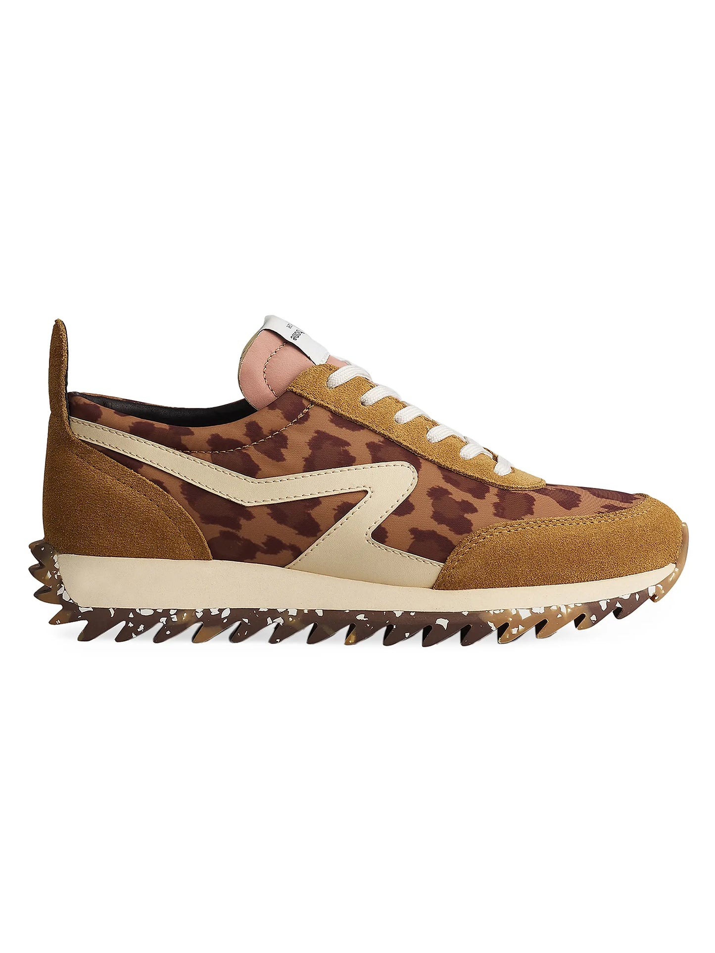 Rag & Bone Retro Runner Leopard Suede & Leather Sneakers size 6
