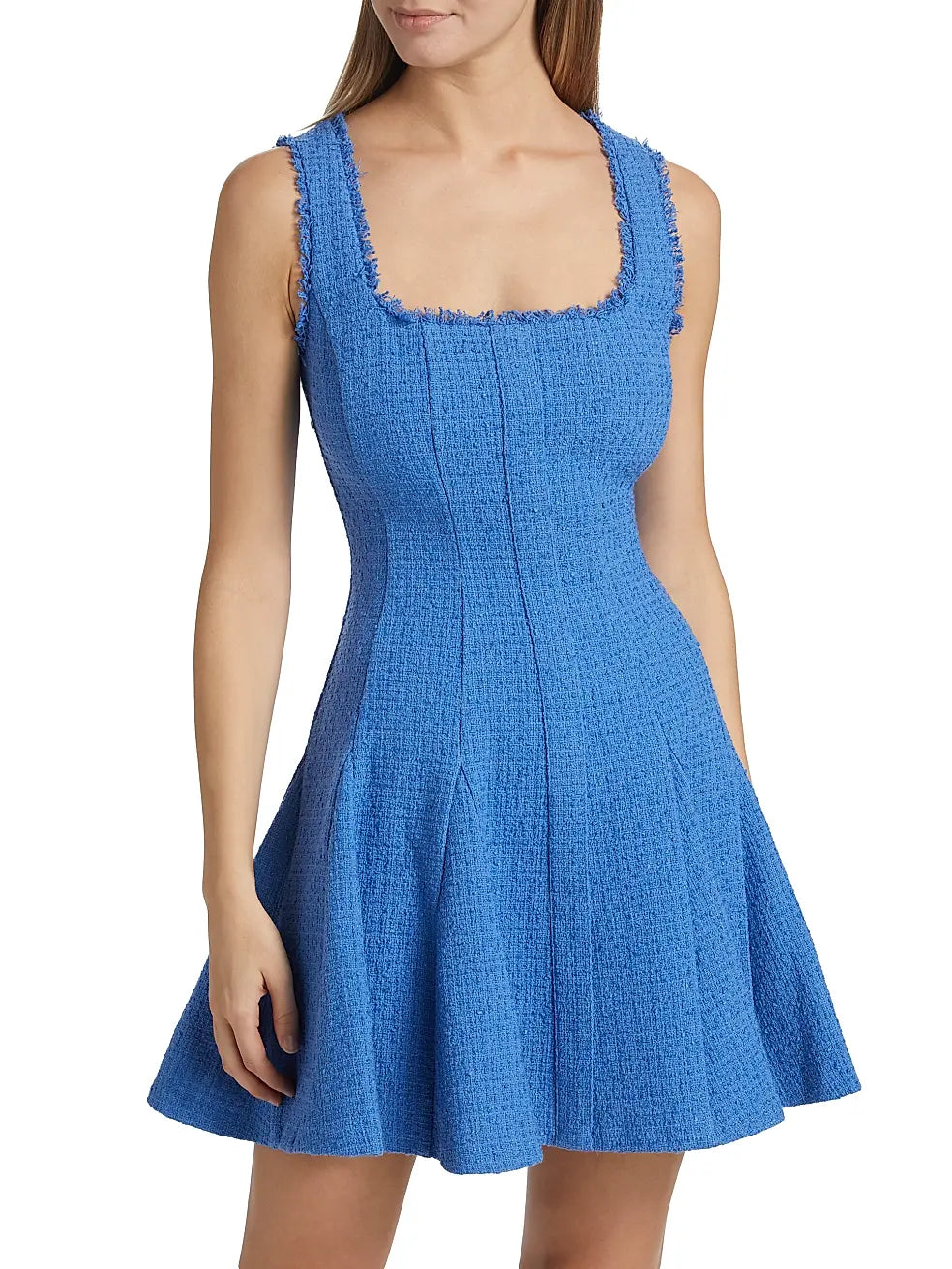 Milly Juniper Boucle Square Neck Mini Dress size 6