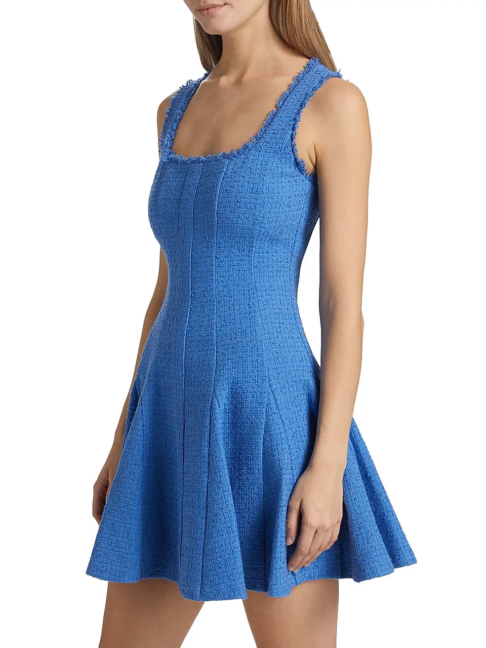 Milly Juniper Boucle Square Neck Mini Dress size 6